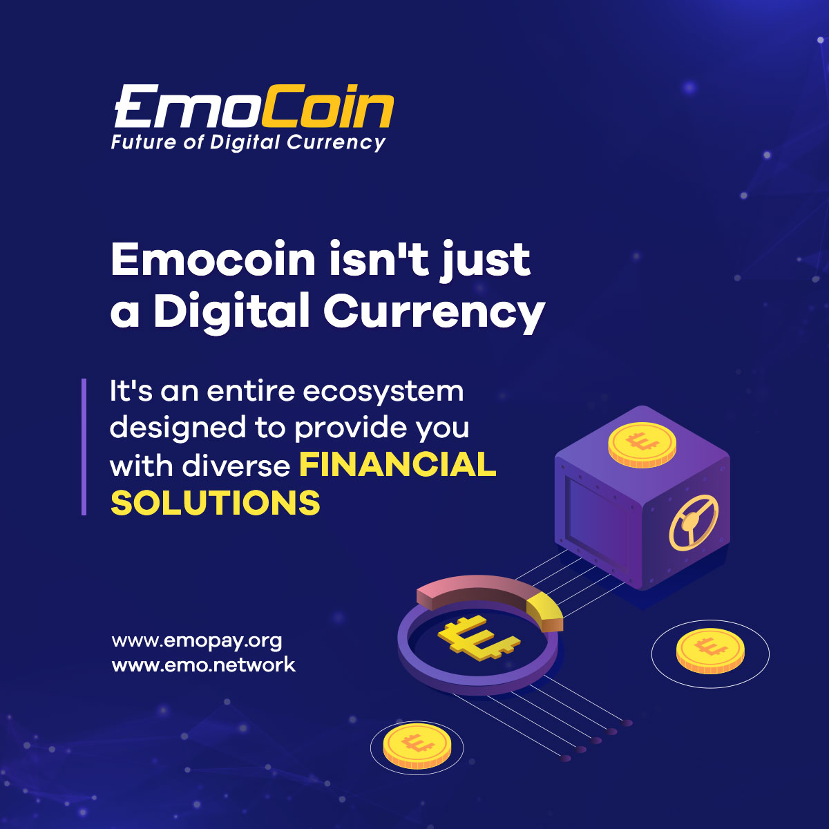 its_emocoin's tweet photo. Step into a world of possibilities with Emocoin, where innovation meets diversity in financial solutions.๐ฐ
Visit ๐๐ป https://t.co/llbW8R8TxT
#Emocoin #Innovation #DigitalCurrency #cryptocurrency #Revolution #Empowerment #FinancialFreedom #Emopay #investment #financialplanning https://t.co/ks7bQCoGMR