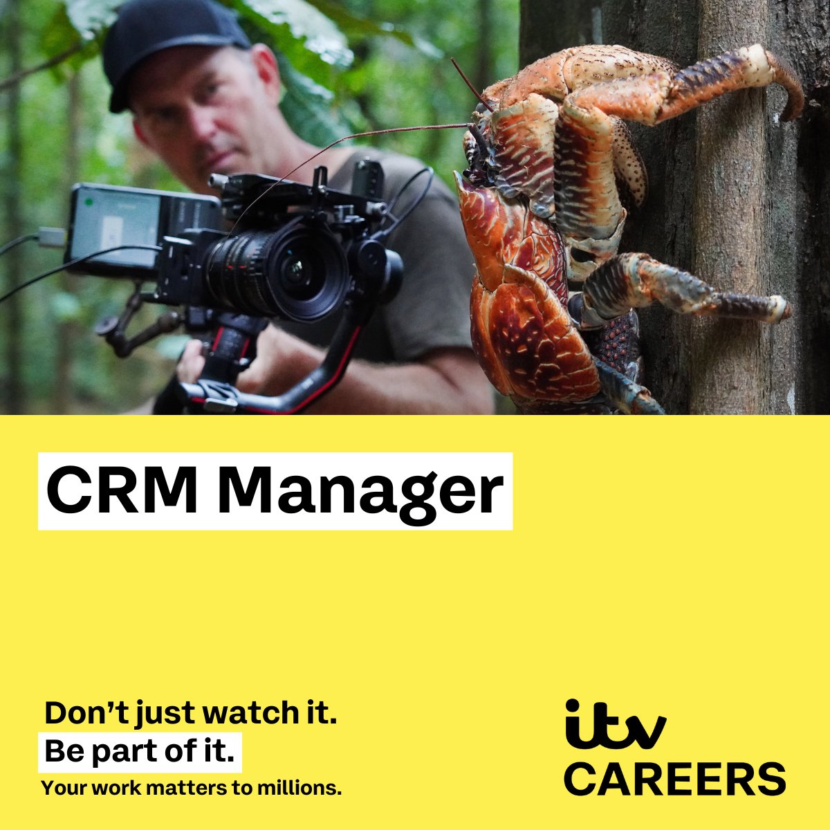 ITVCareers's tweet image. An amazing opportunity has arisen within our Group Marketing team. We are looking for a CRM Manager to join us on a permanent basis.

Don&apos;t miss out, apply today: lnkd.in/eAbvyRik

Don&apos;t watch it. Be part of it.

#crmmanager #itvjobs #itvcareers #hiringnow