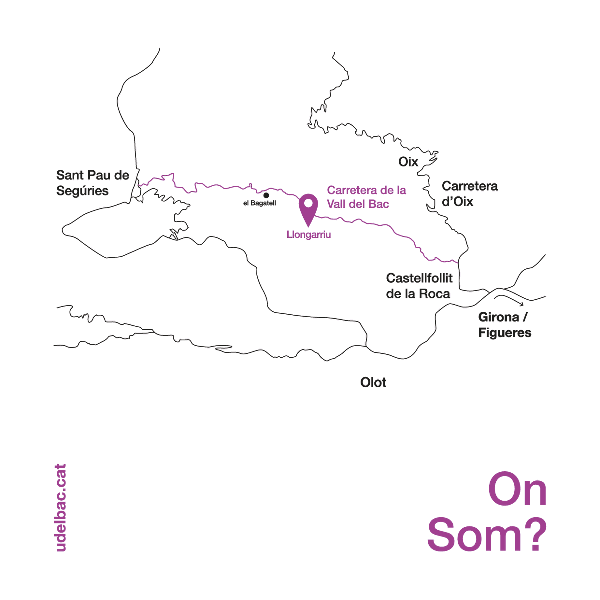 UdelBac's tweet photo. 🌿Ens veiem demà a partir de les 18h a #Llongarriu? Aquí tens el MAPA per a que situïs on passarem la tarda per a descobrir "Les orelles de Bach"!

Et recordem el programa d'actes:
🎻BACH A LA VALL DEL BAC!
- BERENAR
👂🏻ORELLES

📋 RESERVA a: vinc@udelbac.cat / 619 43 89 98 https://t.co/2igNX7d476