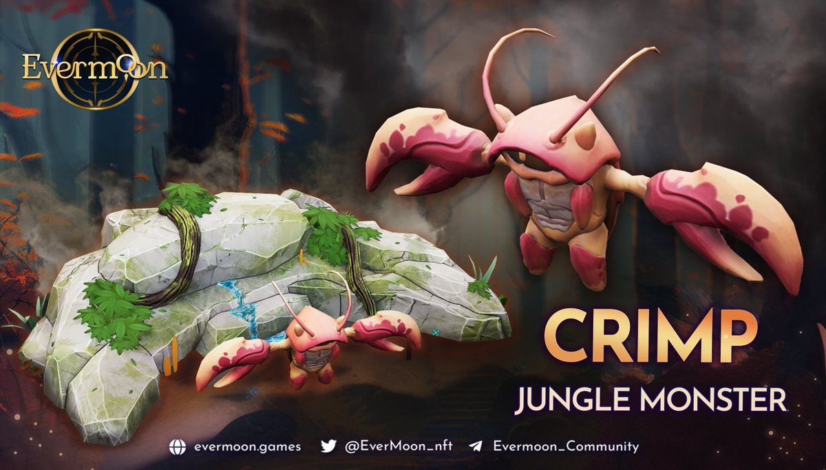 EverMoon_nft's tweet photo. Introducing “Crimp” , your challenge in Evermoon's jungle! #5V5 #MOBA 🌳👹

Defeat him, earn gold, and tip the scales of battle in your favor!⚔️💰

Stay tuned as we continue to explore the other unique characters in the enthralling world of #Evermoon ! 🌙🎮 #Gaming https://t.co/oUKAMFfgjg