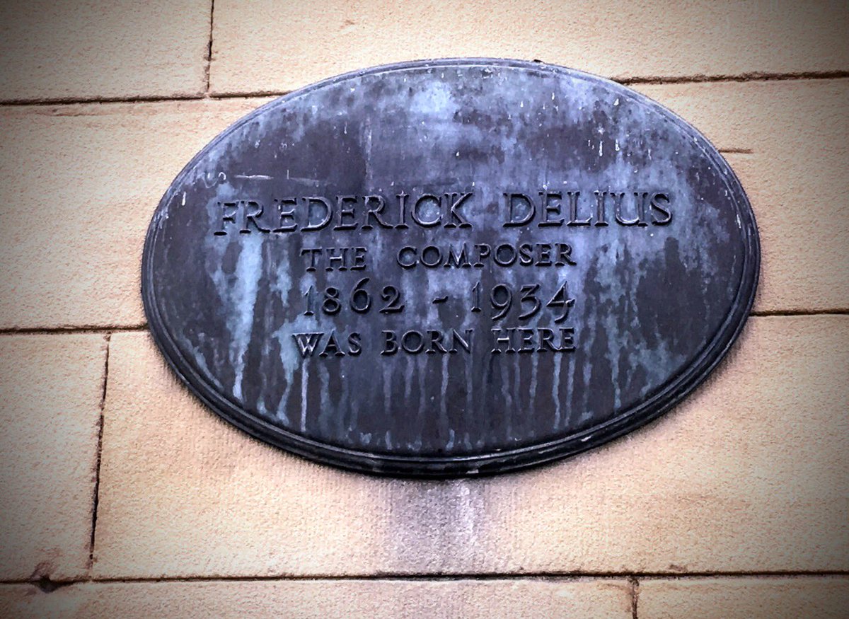 bmgBlackpool's tweet photo. No visit to Bradford in Yorkshire would be complete without a visit to the birthplace of my fellow countryman Fritz (Frederick) Delius at 6 Claremont Terrace.
#frederickdelius #bradford #yorkshire https://t.co/dJoyl4VaUf