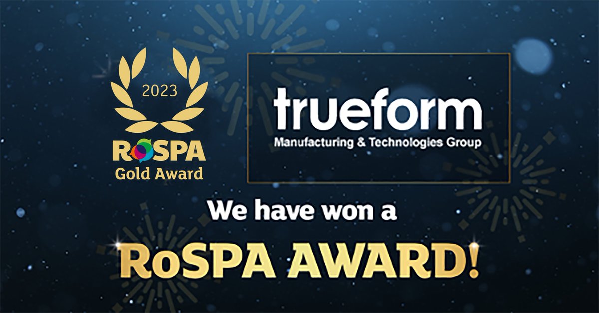 TrueformGroup's tweet image. As a Company that is at the forefront of Quality, #Environmental, Health and Safety Legislation and Regulation, Trueform are delighted to announce we have been awarded a gold award from @RoSPA for our outstanding #healthandsafety performance! #rospawinner2023