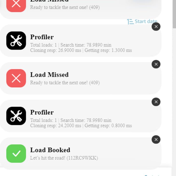RollingDigital's tweet photo. Improvements to Series feature: Increase its speed by reducing restart times between tasks. However, this upgrade may occasionally indicate false missed loads. Despite this, 'Series' continues to book loads effectively and more rapidly than ever. Working on this. https://t.co/iObfXX96WO