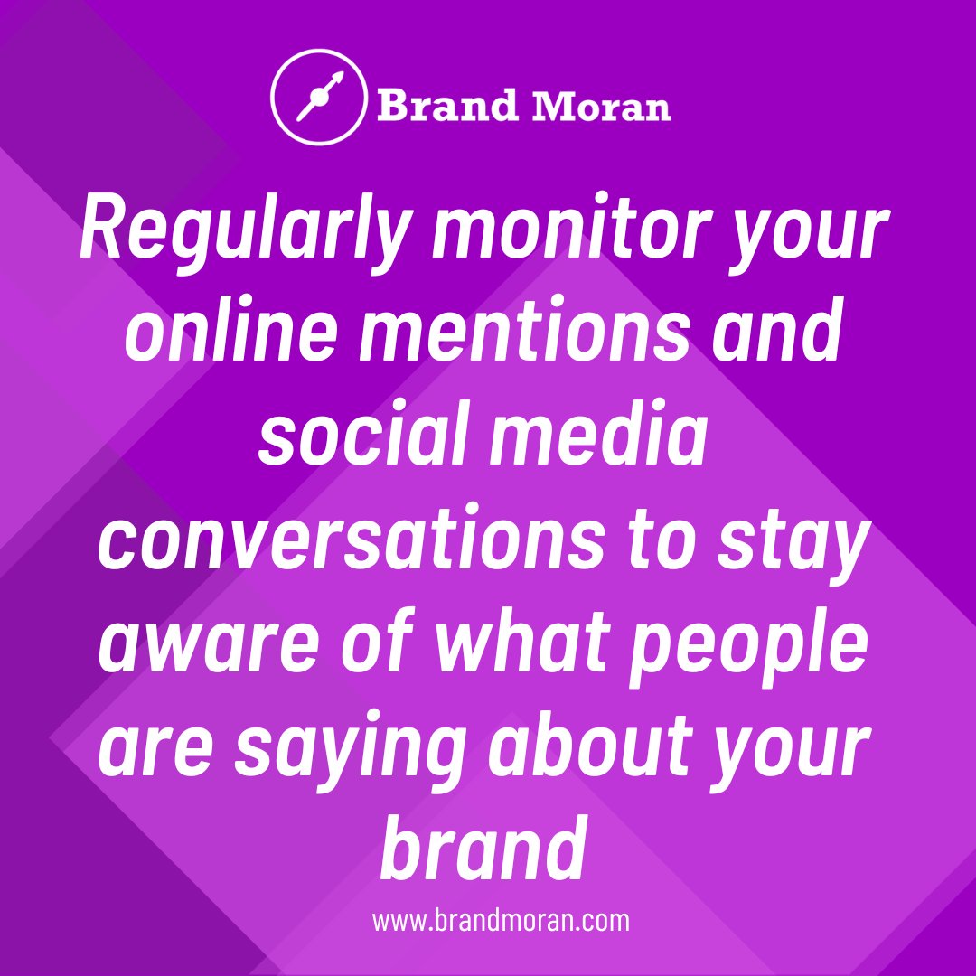 Reminder: Regularly monitor your online mentions and social media conversations to stay aware of what people are saying about your brand
#Socialmediamonitoring #sociallistening