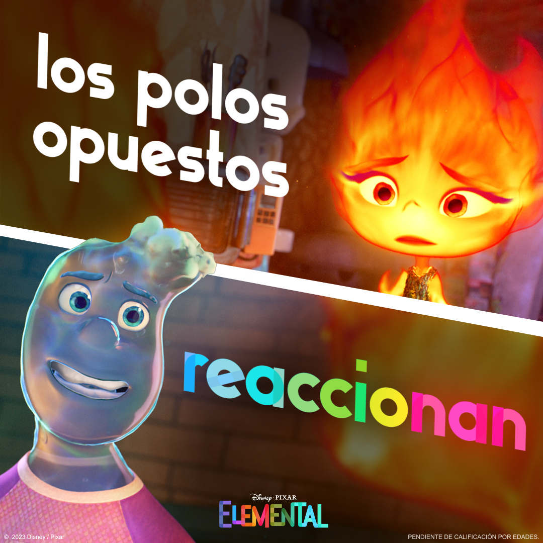 DisneySpain's tweet photo. Unos héroes que se convertirán en amigos y una chispa que encenderá la aventura 🔥

#Elemental, de Disney y Pixar, SOLO EN CINES. 

Consigue ya tus entradas: https://t.co/pOn4g5EarP https://t.co/zk9t6AJVm4