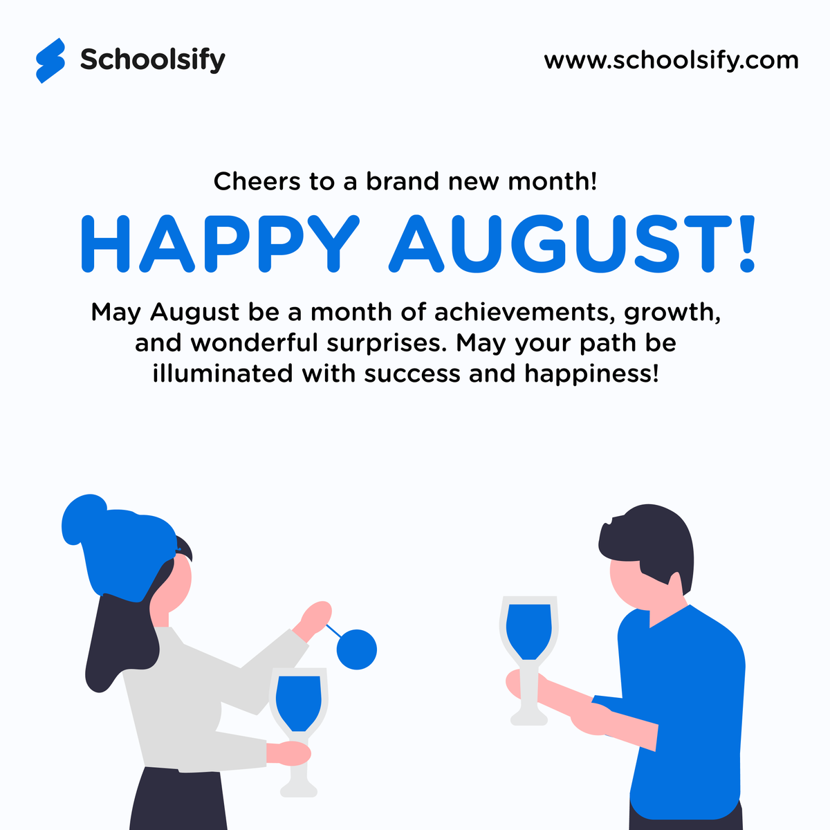Wishing you a spectacular August filled with abundant blessings, success, and memorable moments. May this month be the start of new opportunities and the fulfillment of your heart's desires.