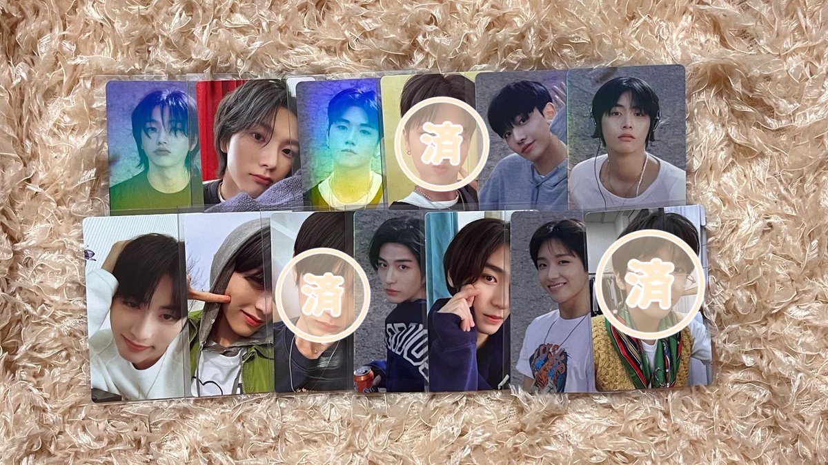 _jhkyu__'s tweet photo. #BOYNEXTDOOR交換  #ボネクド交換 
【譲】画像のもの  
  当方別ﾂｲ  TREASURE.StrayKids.THEBOYZ …

【求】ジェヒョン ・ ウナク

○特典などものによっては異比率交換可 🙆🏼‍♀️ https://t.co/87SMJKUTEl