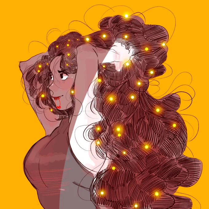  Long hair is such a pain 