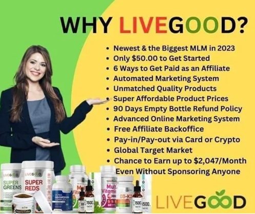 Mantokumar9's tweet photo. Why do I join LiveGood?
free join:
Refer Joining Link:↙⏬
https://t.co/hDKIWHMLL9

Live Good Plan:⤵️
https://t.co/EOmInDxgaj https://t.co/MFn3kwA06R