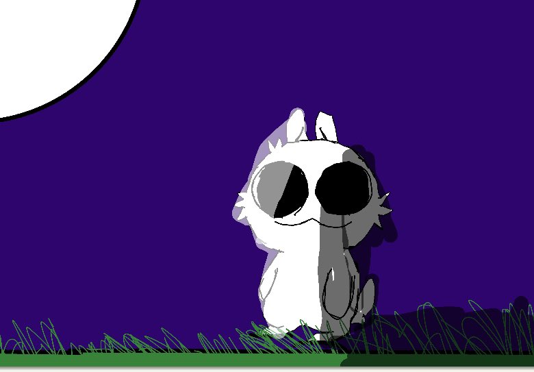 AlexBre71879749's tweet photo. Bip chilling in the dark @gib_thom #fanart https://t.co/mpq9RzHhjz