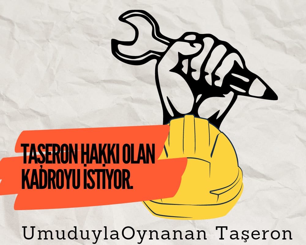 <a href="/isikhanvedat/">Prof. Dr. Vedat Işıkhan</a> 🏷T A Ş E R O N 

Önemli olan sendika kurmak değil işçinin mağdur edilen Alın terine söz verip yıllardır çözüme kavuşmayan TAŞERON dosyasını meclise getireceğiz çözeceğiz deyip çözmemeniz ⁉️☝️

<a href="/vedatbilgn/">Vedat Bilgin</a> <a href="/akbasogluemin/">Av. M.Emin AKBAŞOĞLU 🇹🇷</a> <a href="/avabdullahguler/">Abdullah Güler</a> <a href="/csgbakanligi/">T.C. Çalışma ve Sosyal Güvenlik Bakanlığı</a> <a href="/BY/">Binali Yıldırım</a> <a href="/hakiskonf/">HAKİŞ KONFEDERASYONU</a> <a href="/turkiskonf/">TÜRK-İŞ</a>