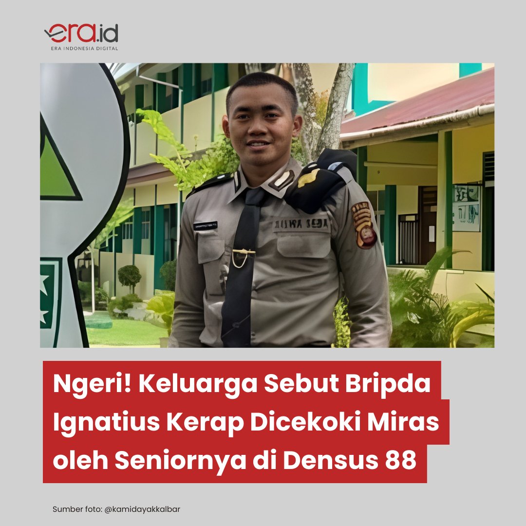 [NEWS EXPLAINED] Bripda Ignatius Dwi Frisco Sirage, yang tewas setelah ditembak rekannya, ternyata sering dicekoki miras oleh seniornya. Seniornya kerap menunjukkan mereka kesal akan perilaku Ignatius sehingga Ignatius sering curhat ke kekasihnya ia takut.