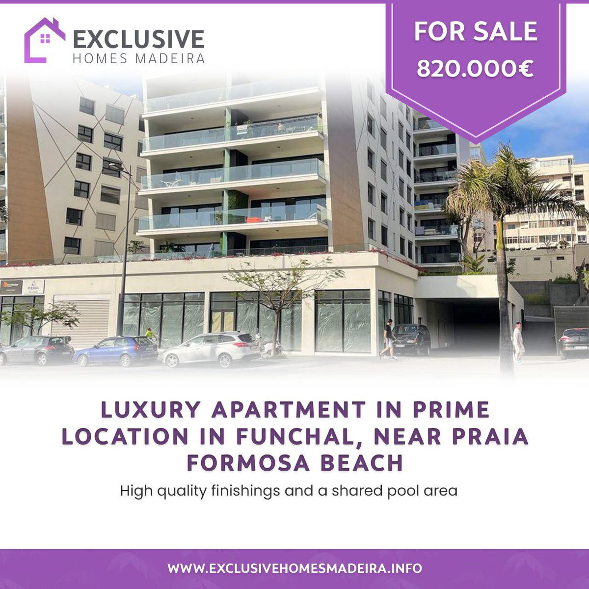 homes_madeira's tweet photo. Luxury Apartment in prime location in #Funchal, near Praia Formosa beach.
High quality finishings and a shared pool area.

https://t.co/lXbShLRVf1

#madeira #madeiraisland #portugal #travelers #nature #madère #madera #ilhadamadeira 
#funchalcity #funchalmadeira https://t.co/b32CxjjbaP