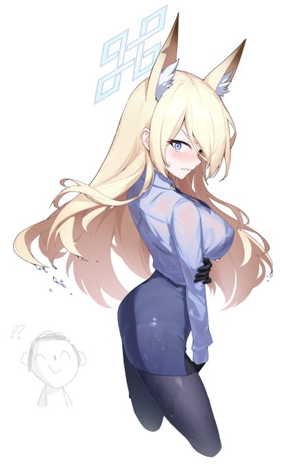 (水着?)カンナ
「⁉️」 #ブルアカ 