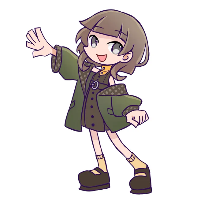 本日の、Vtuberさん ぷよぷよ風イラスト化企画 冬至先輩さんです! 
