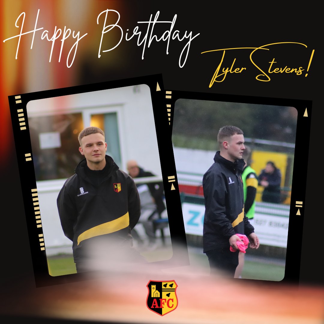 RomulusU18s's tweet photo. From everyone associated with Alvechurch U18s, we would like to wish @tylerstevens01 a very happy birthday! 🎉

We hope he has a great day! 🎂 https://t.co/pKfpch5R8f