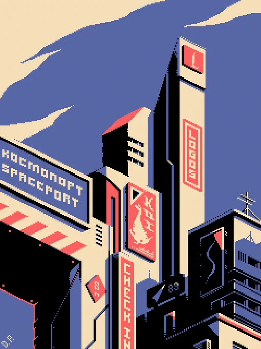 #Pixelart #Blue  "Restoring Memory" pt. 4-7