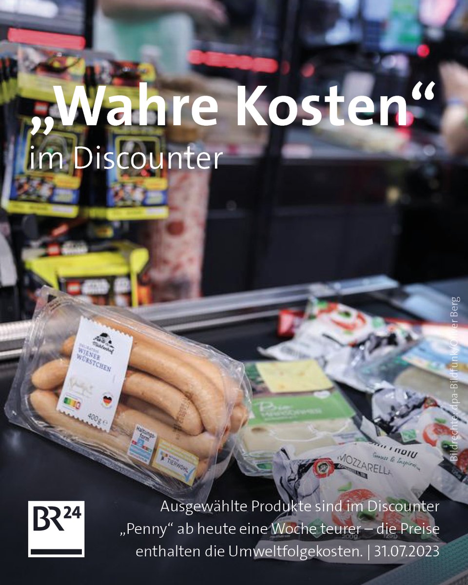 BR24's tweet photo. Auffällig ist, dass bei Bioprodukten die Preisaufschläge durchweg geringer ausfallen, als bei konventionell hergestellter Ware. 
https://t.co/6ZlwButV0d https://t.co/RppCPeovGs