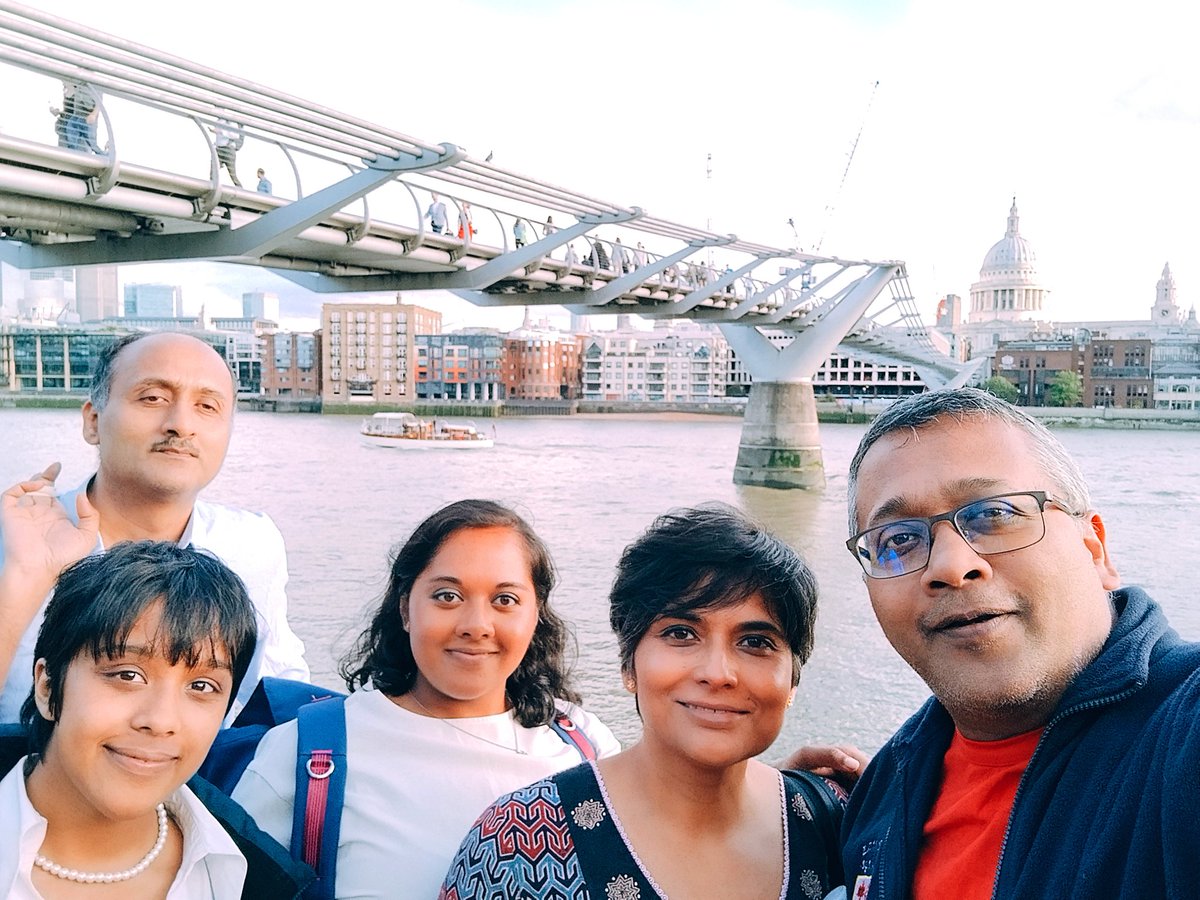 indranilc's tweet photo. It has been nearly three decades since we brothers got together on #Andy's birthday, which coincided with #FirstMoonLanding and #Chandrayan3 it was a whirlwind trip, #AI, #Innovation, lots of #DIY and #Shakespeare @globetheatre @BAPIOUK #LONDON @indiabikes https://t.co/iFS0erIPQe