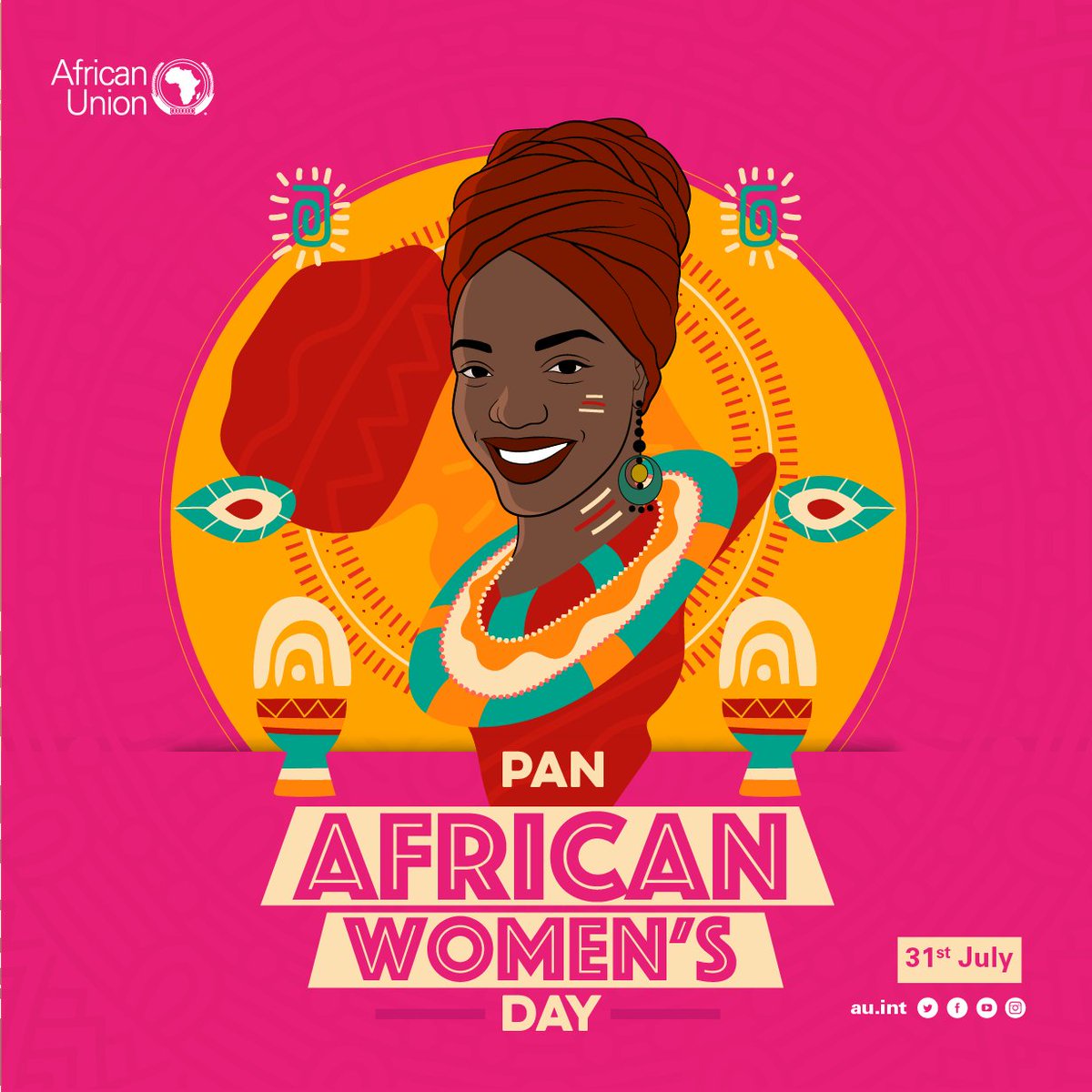 AU_WGYD's tweet image. To the women who mould the people who make up our beloved Africa, to the girls who break all barriers, to our founding mothers who remained unwavering in the conviction that Africa's success lies in protecting women's rights...we say Happy Pan African Women's Day to you all!