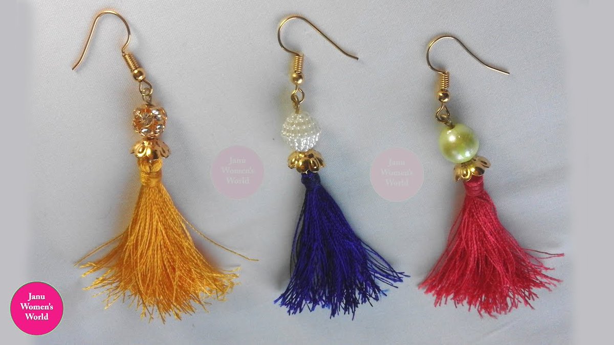 CraftsPvt's tweet photo. Discover the magical world of tassel silk thread earrings! Light, colorful, and full of charm—embrace playful elegance like never before! https://t.co/Bd9kjwB82B