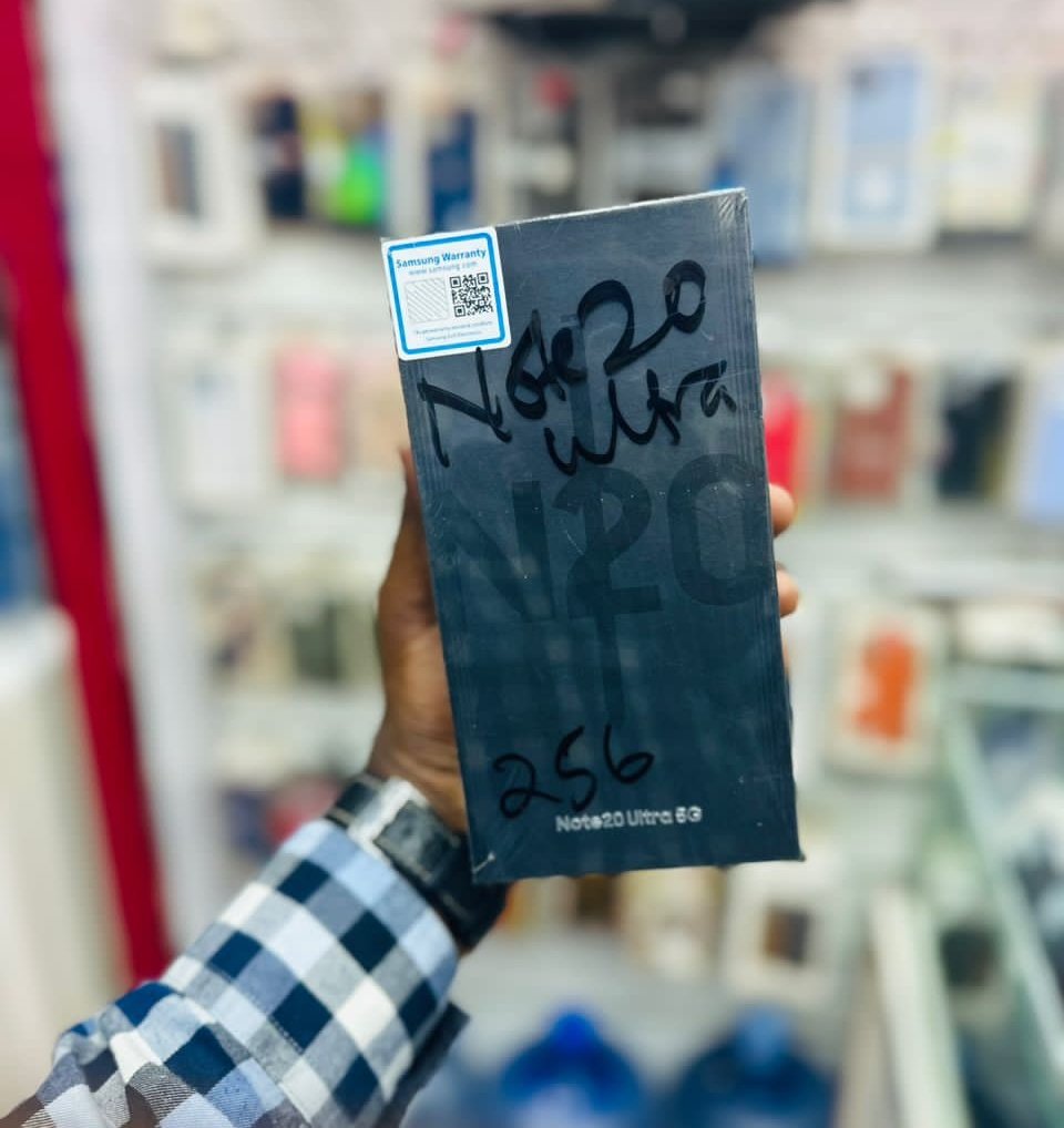 Galaxy Note 20 256gb at 2.55m, 
Just one text away and we deliver it  right where you're!

Located at Pioneer Mall Level PA 12
Contacts : 0754873596 // 0786197896 or wa.me/+256754873596
#ibrahgadgets