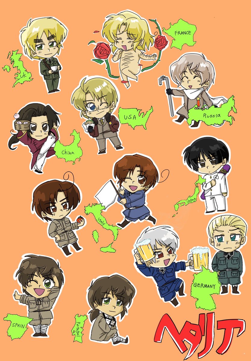 地図！地図！ #ヘタリア #hetalia