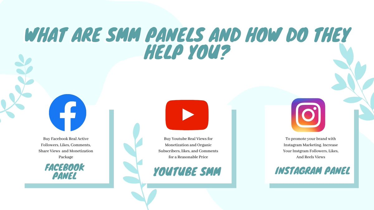 SmmPaneles's tweet photo. What are SMM panels? how do they help peoples?
Let's see: https://t.co/hTHNFnApMX
#smmpanel #bestsmmpanel #smmservices
#smmprovider #topsmmpanel
#youtubesmmpanel #buyfacebookfollowers
#buyfacebooklikes #instagramfollowers
#youtubeviews #socialmedia #growthmarketing https://t.co/HDUN7FJqAO