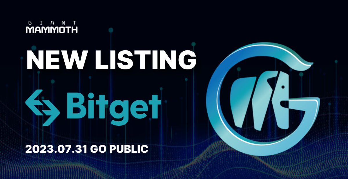 GiantMammoth's tweet photo. 🚀 In 30 minutes, GMMT is listed on the Bitget Exchange! @bitgetglobal
⏰ UTC 07:00am July 31
👉Join Bitget: https://t.co/vBrWkykcBv

#GMMT #newlisting #bitget https://t.co/uk8BcKVYKy