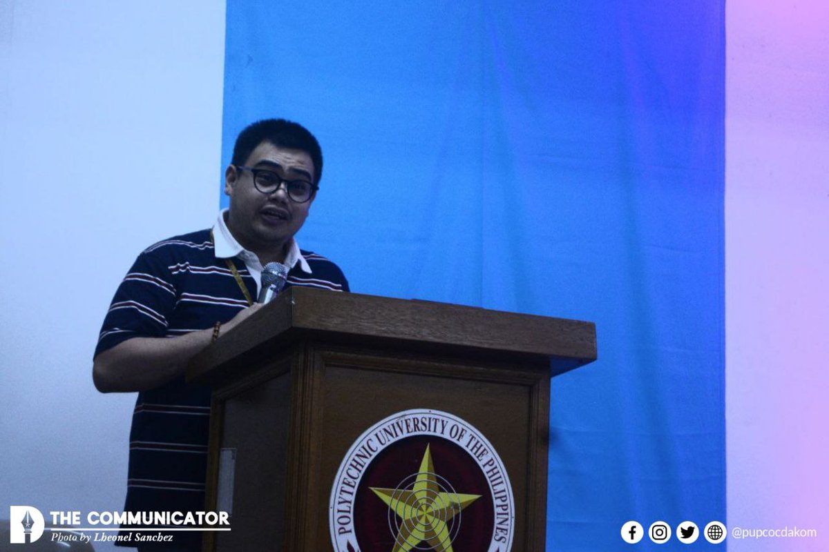 pupcocdakom's tweet photo. 𝗛𝗔𝗣𝗣𝗘𝗡𝗜𝗡𝗚 𝗡𝗢𝗪 | 'Lik(h)a Na: A Digital Content Summit' is commencing at the PUP Institute of Technology (ITech) Audio-Visual Room this afternoon, July 31. 

#PUPVlogFestival
#LikhaNa https://t.co/VeEBbGaYbP