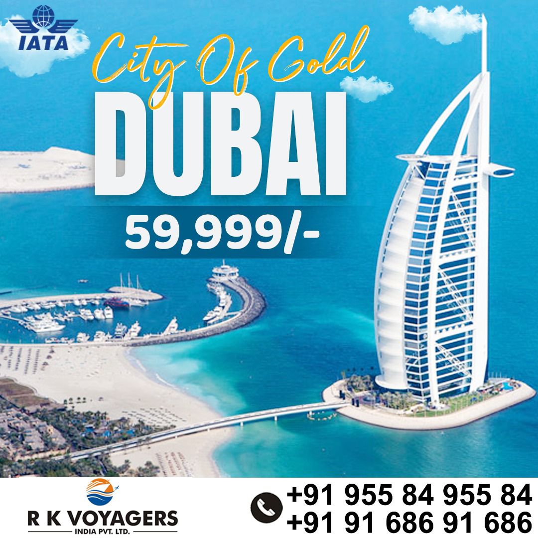 RkVacations's tweet photo. It's time to get ready for a luxurious and affordable vacation in Dubai with RK Vacations! For just 59999/-, you can experience the mesmerizing beauty of the city, from its desert dunes to its modern architecture. 

Contact us : +919558495584 / +919168691686

#rkvacations #dubai https://t.co/42RgYM8e3P