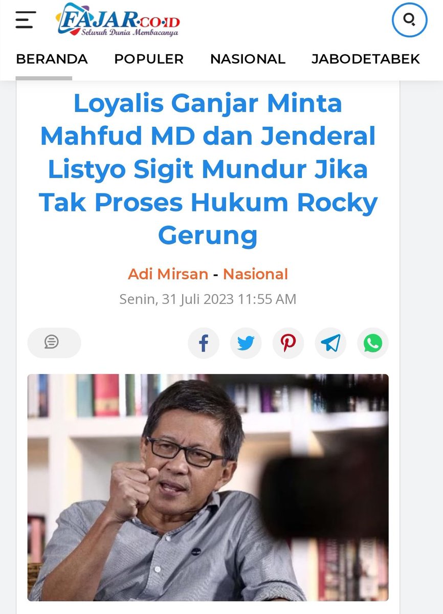 StefanAntonio__'s tweet photo. .
.
Kenapa cuma Loyalis Ganjar yang mengecam Rocky Gerung ?!! Kenapa bukan Loyalis @prabowo ?!!

Karena memang Loyalis Ganjar ini yang murni perduli kepada Presiden Jokowi - sejak 2014

Loyalis @prabowo HANYA PENDOMPLENG Nama Jokowi untuk kepentingan POLITIS Mereka saja !!!
.
. https://t.co/qxlVlz2yai