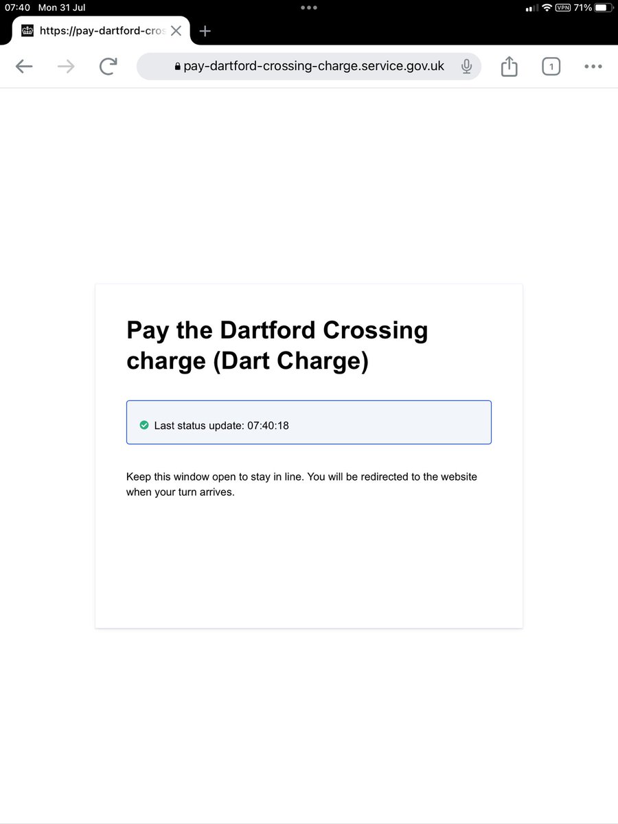 AndyBeasleyandy's tweet photo. @DartCharge Can’t get onto the site to pay or check my account, hope you cancel all PNC queuing since yesterday https://t.co/ClZV7Tdwv7