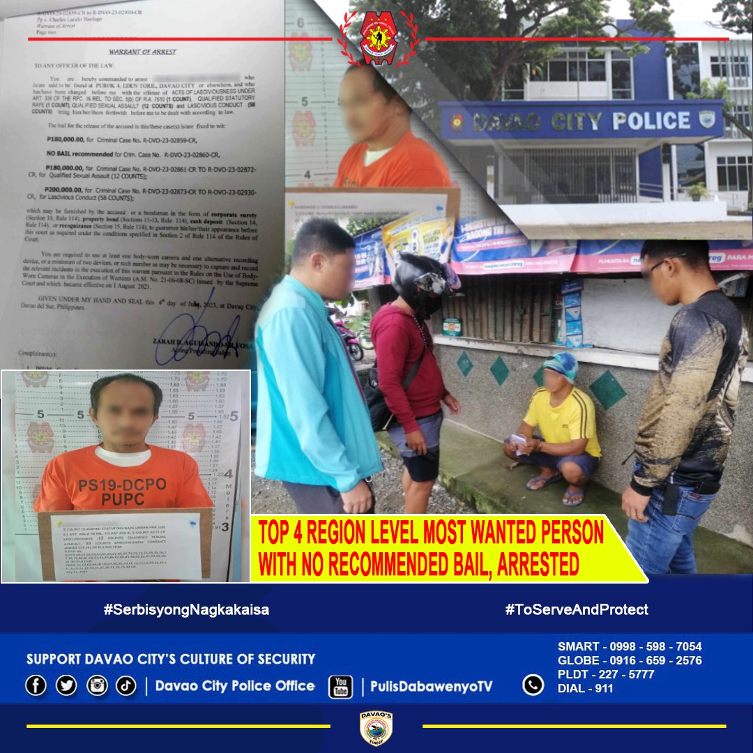 DCPOpcrb's tweet photo. TOP 4 REGION LEVEL MOST WANTED PERSON WITH NO RECOMMENDED BAIL, ARRESTED

#SerbisyongNagkakaisa
#ToServeandProtect https://t.co/EvSMhQZEZ0