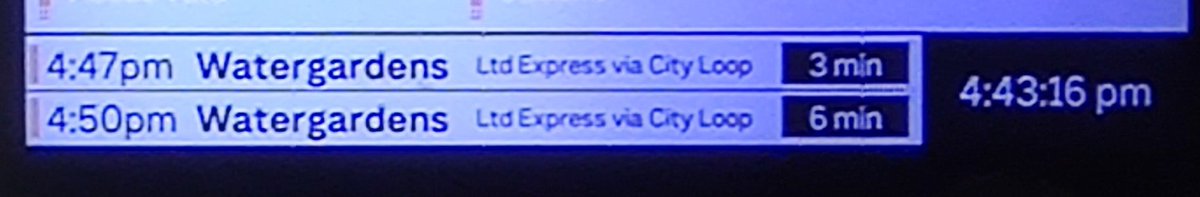 htcam's tweet photo. @vline_bendigo smooth sailing coming in this morning, but no sign of a train that goes all the way to Sunbury to make the return connection? https://t.co/AsVDVNpRcD