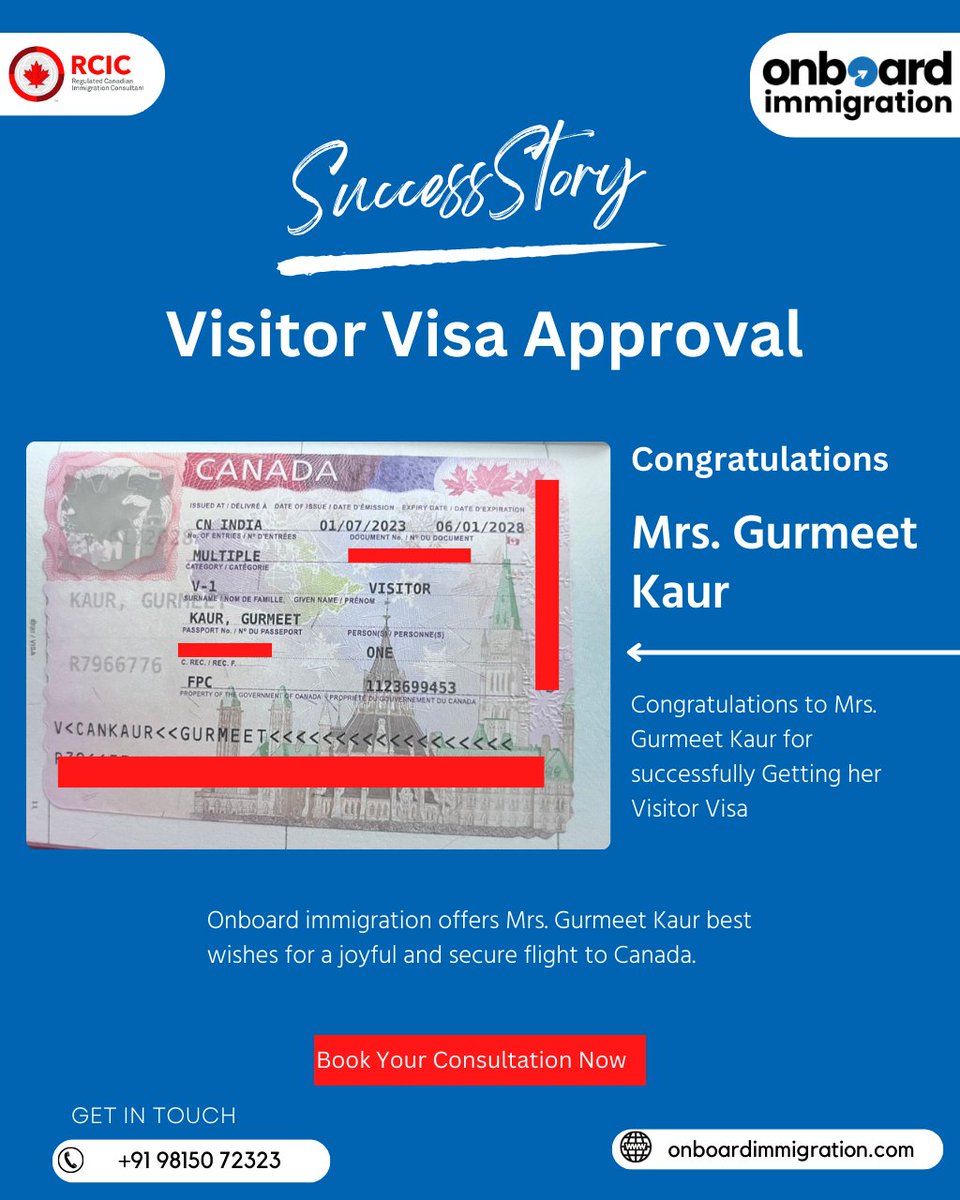 Onboardimmi's tweet photo. 🥳🥳Happy to announce another acheivment🥳🥳🥳
For getting yours, contact us today on 62805 66015 
#MovetoCanada #successstory #highvisasuccess #canada #immigrationlawyer #immigrationconsultant #studyincanada #canadavisa #visitorvisacanada #citizenship  #rcic @Onboardimmi https://t.co/jaASh7Fbs2