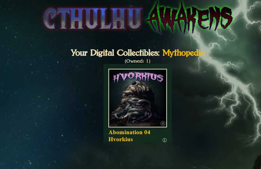 LanzBautista's tweet photo. Yeah  i got my  first  NFT. @cthulhu_awakens 
Thanks https://t.co/6JekjofZx9