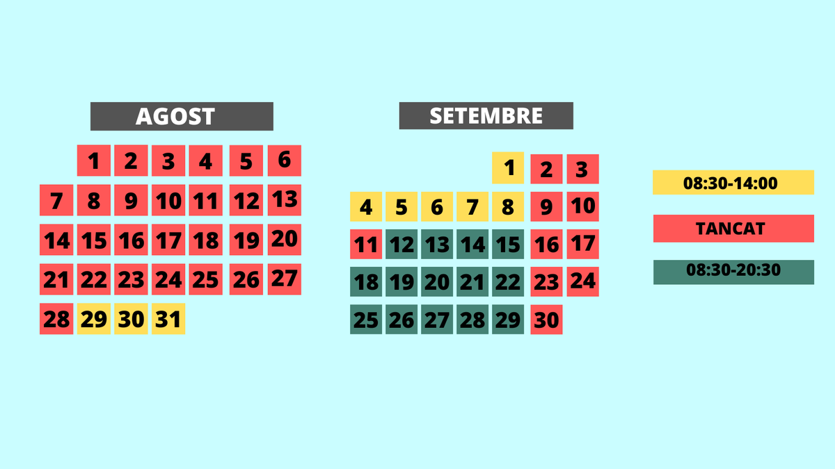 BibliotecaBCUM's tweet photo. Bon dia a tothom! avui és el darrer dia que obrim, de 8:30 h a 14 h. Ens retrobem el dia 29 d'agost!! Bon estiu i bona lectura!⛱️🌴🌴📚 #bcum #bibliotecabcum #bibliotequesupc https://t.co/Ndn2Xi1I7h