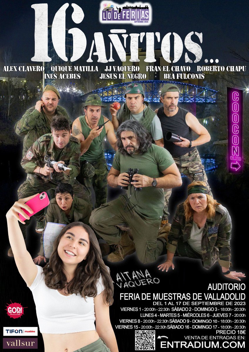 HPOshow's tweet photo. Lo de Ferias: 16 añitos...
.
.
Entradas ya a la venta en: 
https://t.co/3FXdw781zG https://t.co/5Qv3PitbFx