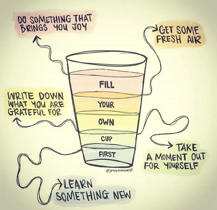 Fill your own cup first so others can benefit from the overflow 
#selfcare #healing #domesticabuse