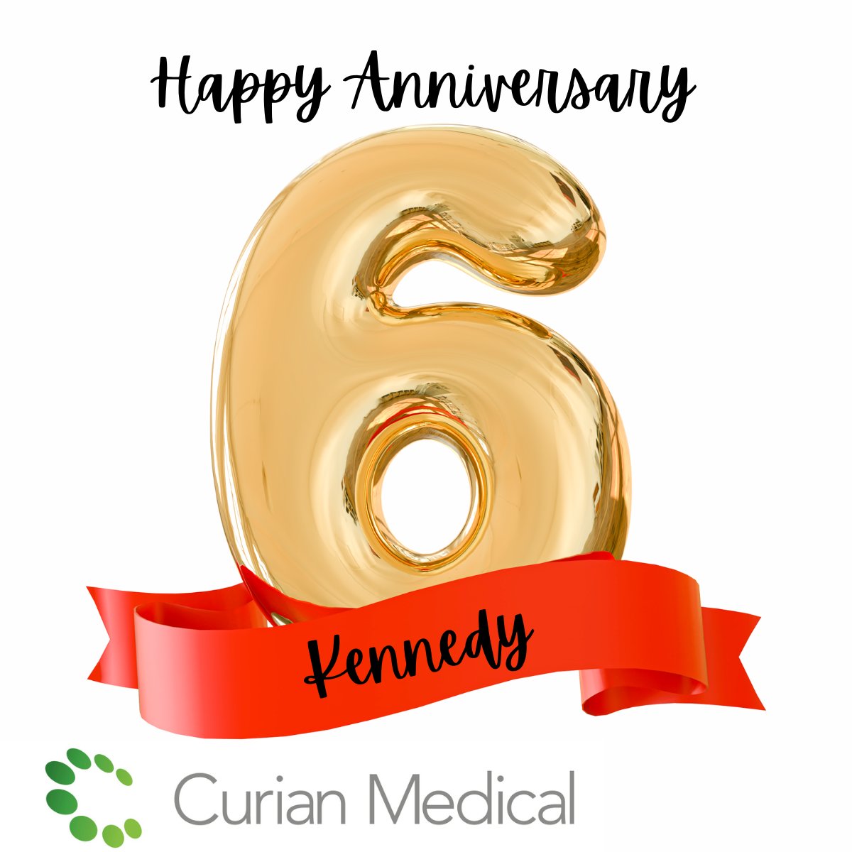 CurianMedical's tweet photo. Happy 6 Year Work-iversary @Kennedy Morries! https://t.co/MSJKkNcy3J