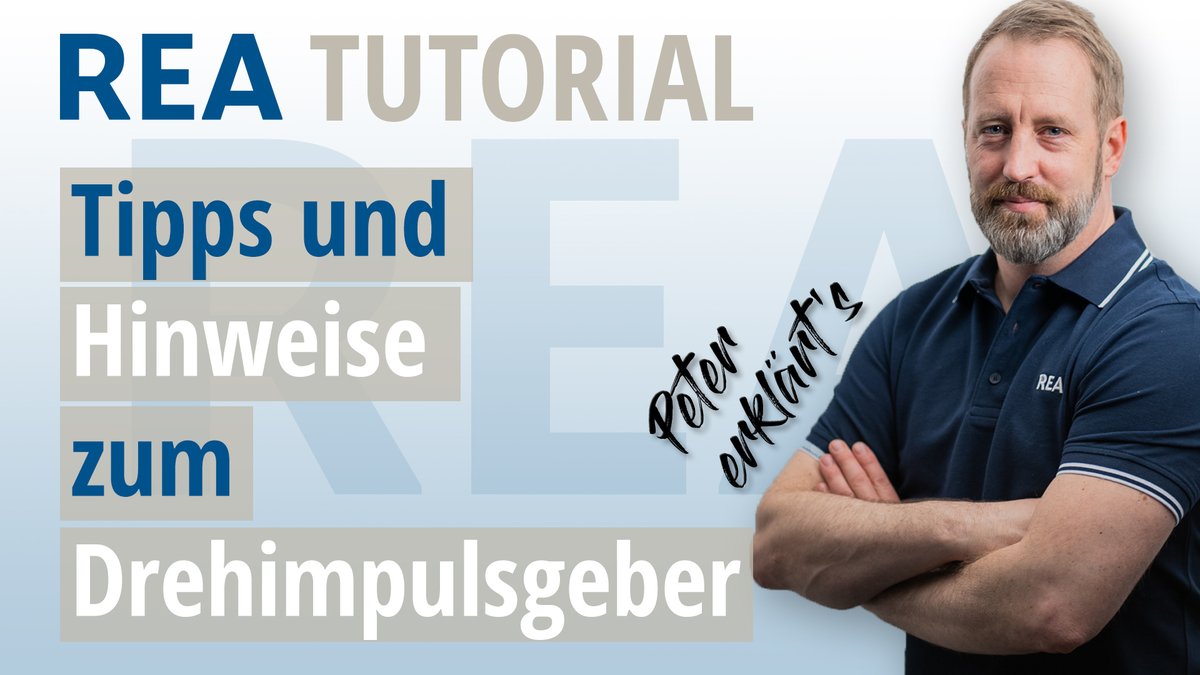 REA_JET's tweet photo. #REA Tutorial: Tipps & Tricks zum Drehimpulsgeber
In diesem Tutorial erklärt unser Produktspezialist, was genau ein Drehimpulsgeber ist und welche Einstellungen am REA JET Universal Controller vorzunehmen sind: https://t.co/xzFXLOrL5E
#REAGloabl #PrintApplyVerify https://t.co/mOZAgqMorw