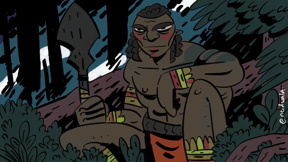 Bit of art for <a href="/Daunitukutuku/">Daunitukutukufilm</a> ! Which is going live on #Kickstarter tomorrow. It’s a live action short by <a href="/TumeliTuqota/">Meli</a>, the director behind <a href="/solibulafilm/">Solibulafilm</a> and the recent Jone Wise. Please do check out the project and throw some support to Pacific filmmaking.

#shortfilm #teamfiji