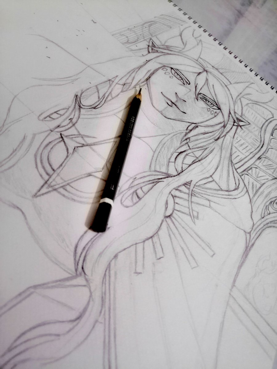 TurazTurk's tweet photo. @thedragonprince @netflix Drawing of Aravos in progress @thedragonprince https://t.co/rBp9licXSK