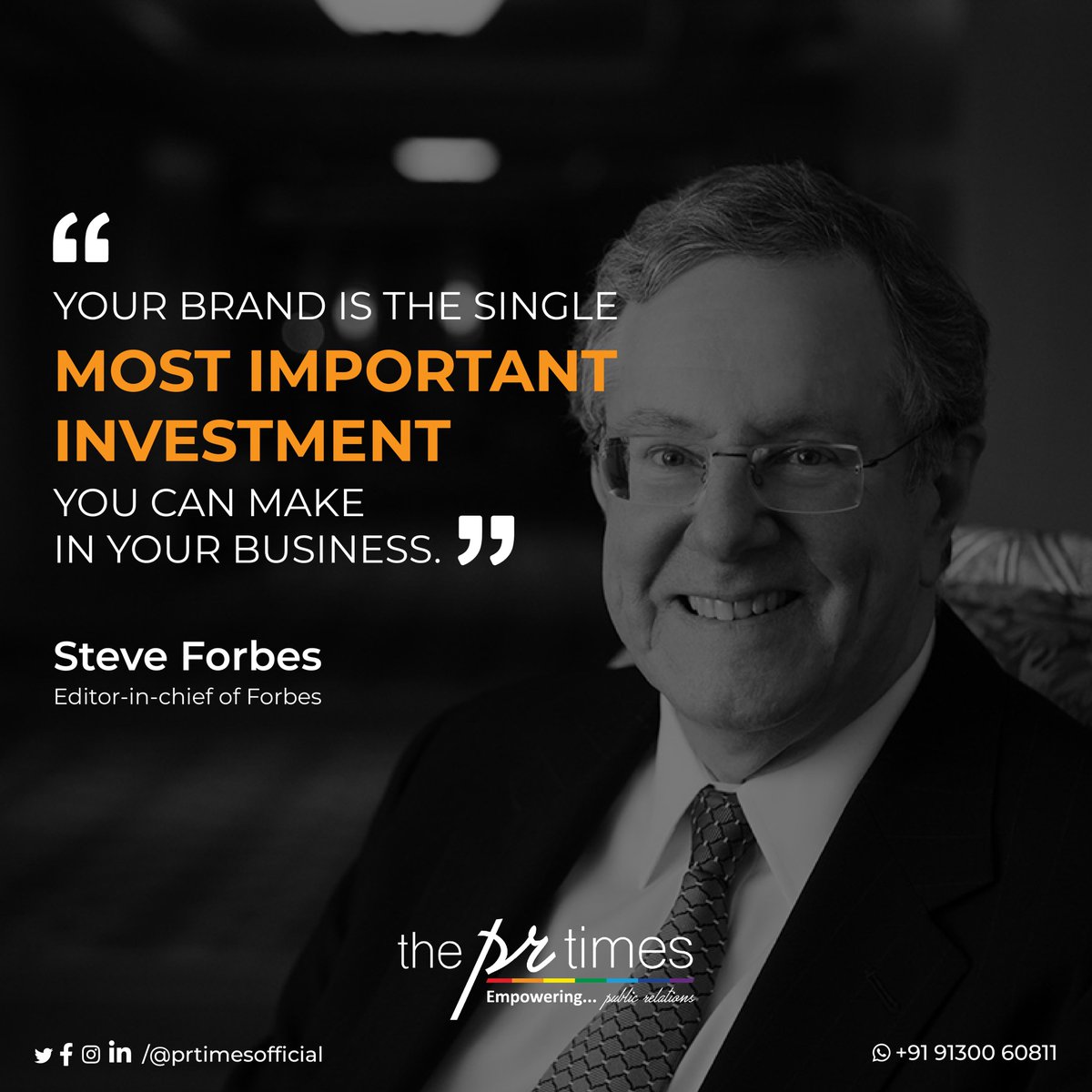 prtimesofficial's tweet photo. Embrace the power of PR to propel your brand towards success! 🚀🔝
From crisis management to positive storytelling, PR drives impactful narratives that resonate with audiences.
#PublicRelations #BrandBuilding #ReputationMatters #PRImpact #PRTimes https://t.co/A16K0MPGBE