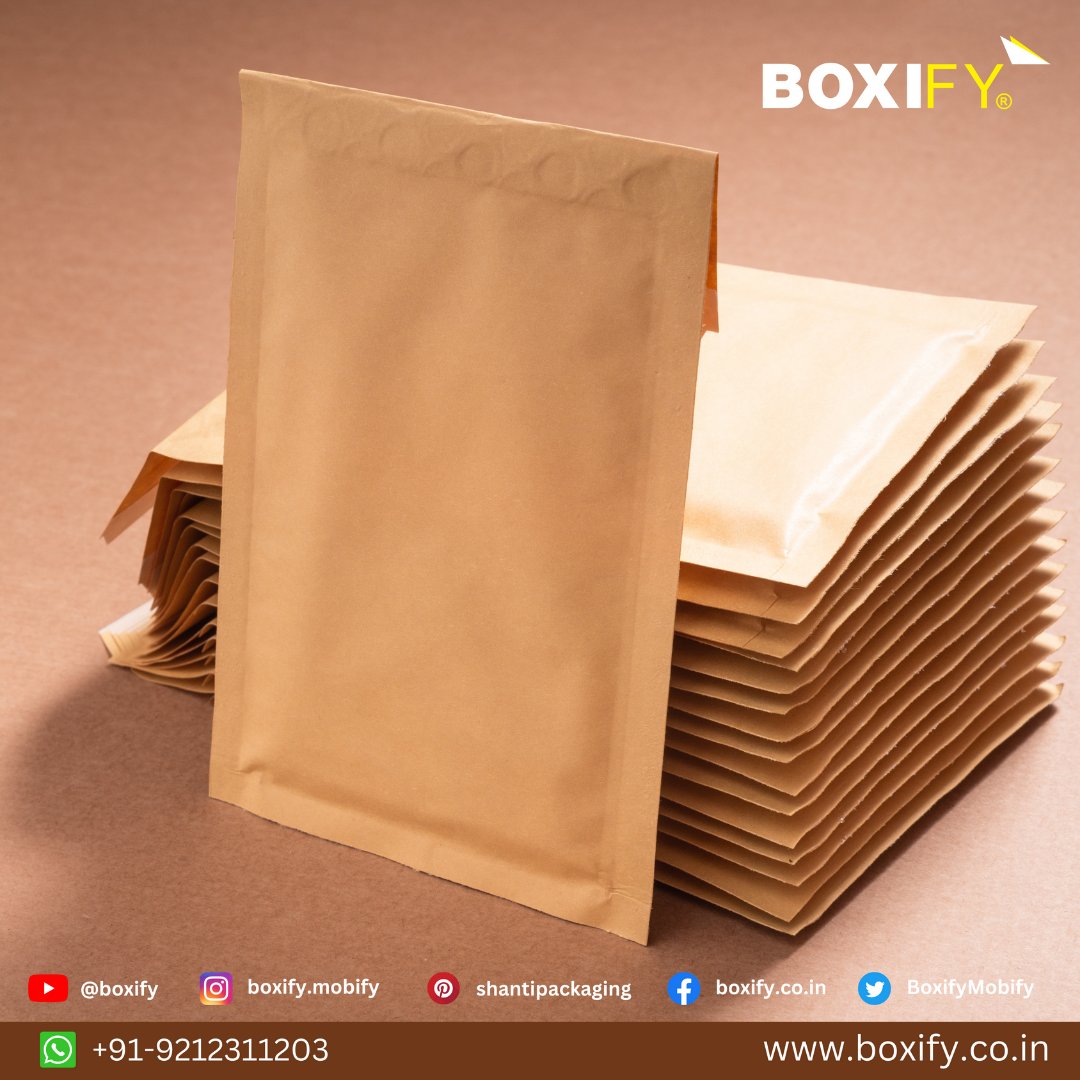 BoxifyMobify's tweet photo. Our Kraft Paper Courier Bag from Boxify is the perfect solution for all your shipping needs. Its durable construction and stylish design make it the perfect choice for any business.
https://t.co/UHHzljLOIa
#Boxify #packaging #onlineshopping #BoxifyPackaging #courierbags https://t.co/s7GaUpfNLf
