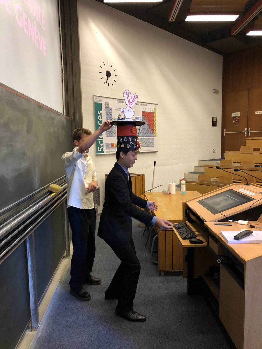 Babis Pappas (@pappas_babis) on Twitter photo Excited to serve for the first time as PhD examiner in <a href="/matile_group/">The Matile Group</a>. Congratulations Dr. Hiro! Very much enjoyed two days in Geneva, full of great science, super cool recent results and amazing hospitality. Excited to serve for the first time as PhD examiner in <a href="/matile_group/">The Matile Group</a>. Congratulations Dr. Hiro! Very much enjoyed two days in Geneva, full of great science, super cool recent results and amazing hospitality.