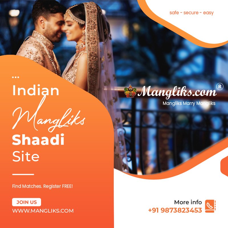 MangliksDotCom's tweet photo. https://t.co/BL4tuB18PF
Indian Mangliks Shaadi Site!
Find Matches. Register FREE!
Call us: +91 9873823453
#mangliks #manglik #membership #manglikmatrimony #mangaldosh #matrimonyindia #horoscope #edredones #mangal #couplegoals #manglikgirl #manglikaliangkrik #astrologer https://t.co/QDhJcSx43v