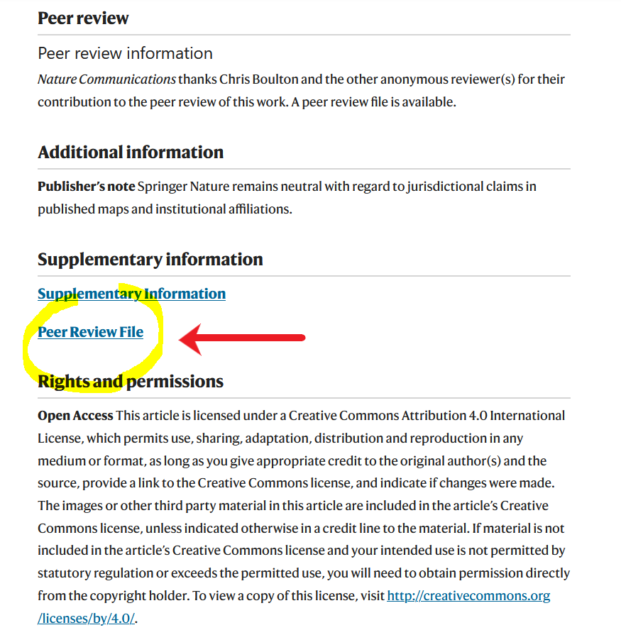 CavaliereGiu's tweet photo. Hi #EconTwitter!

Do you know that @Nature provides referee reports and authors' replies for published papers?

I find this super useful &amp; informative.

Do you think our top journals @JPolEcon, @QJEHarvard, @RevEconStudies @ecmaEditors, @AEAjournals, @REStat should do the same? https://t.co/h2HeLCfjtS