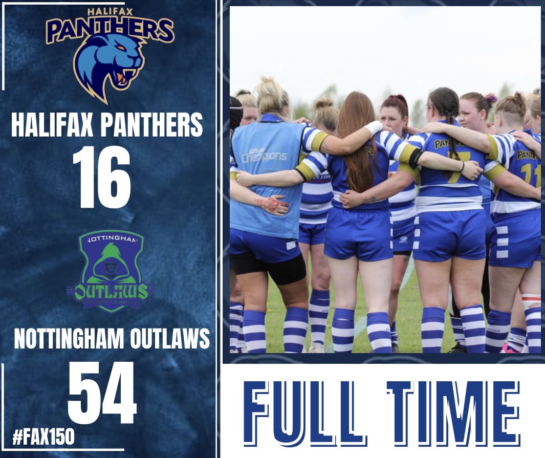 A defeat at home for the ladies yesterday against a tough Nottingham side. 

We will dust ourselves and look ahead to the next game 🏉🔵⚪️

#FAX150